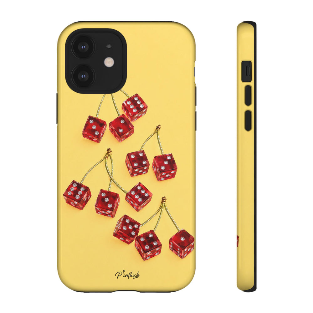 Cherry Dice Tough Phone Case