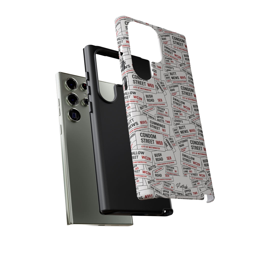 Cheeky London Street Signs Phone Case