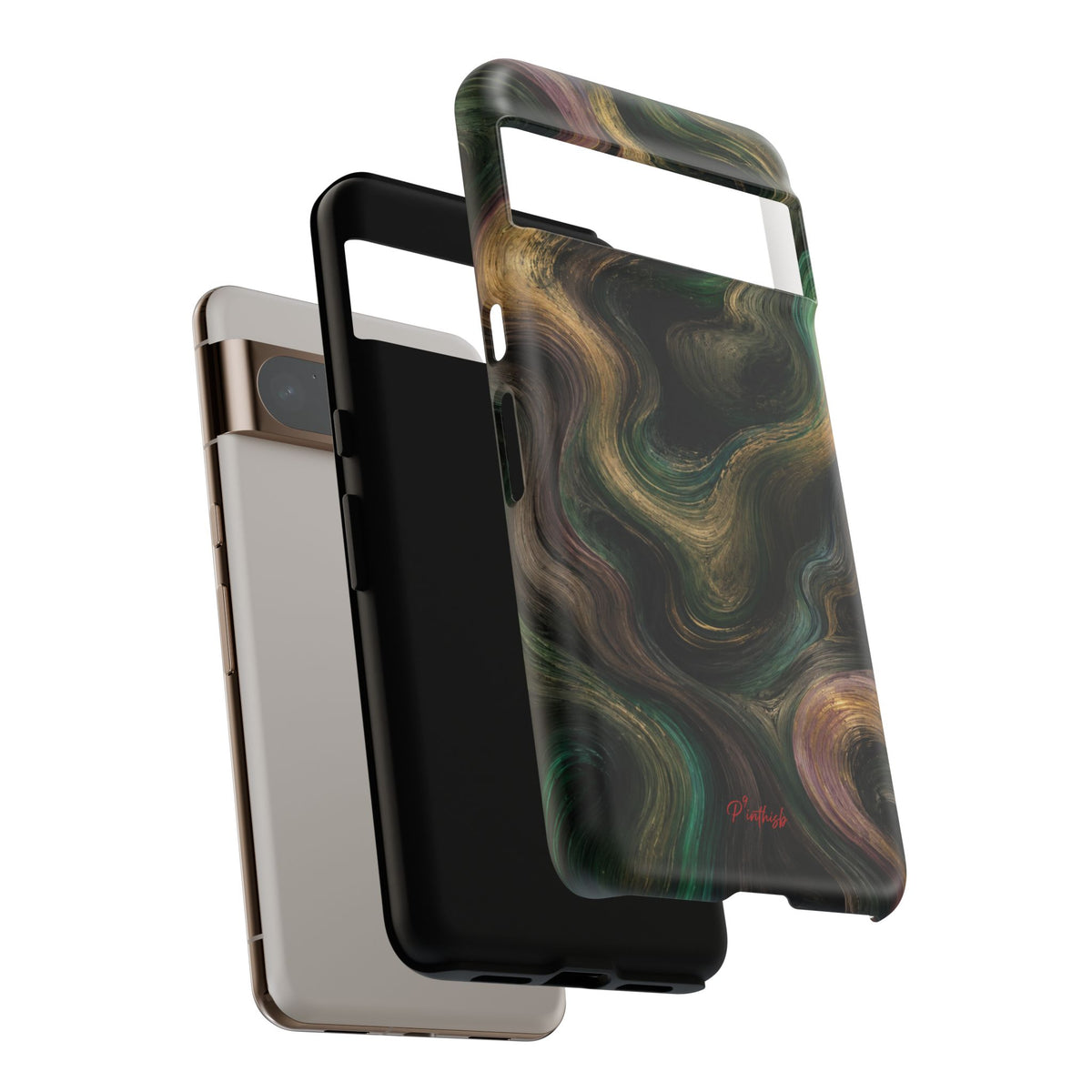 Marbled Forest Tough Phone Case