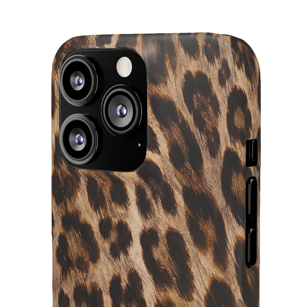 Leopard Print Snap Phone Case