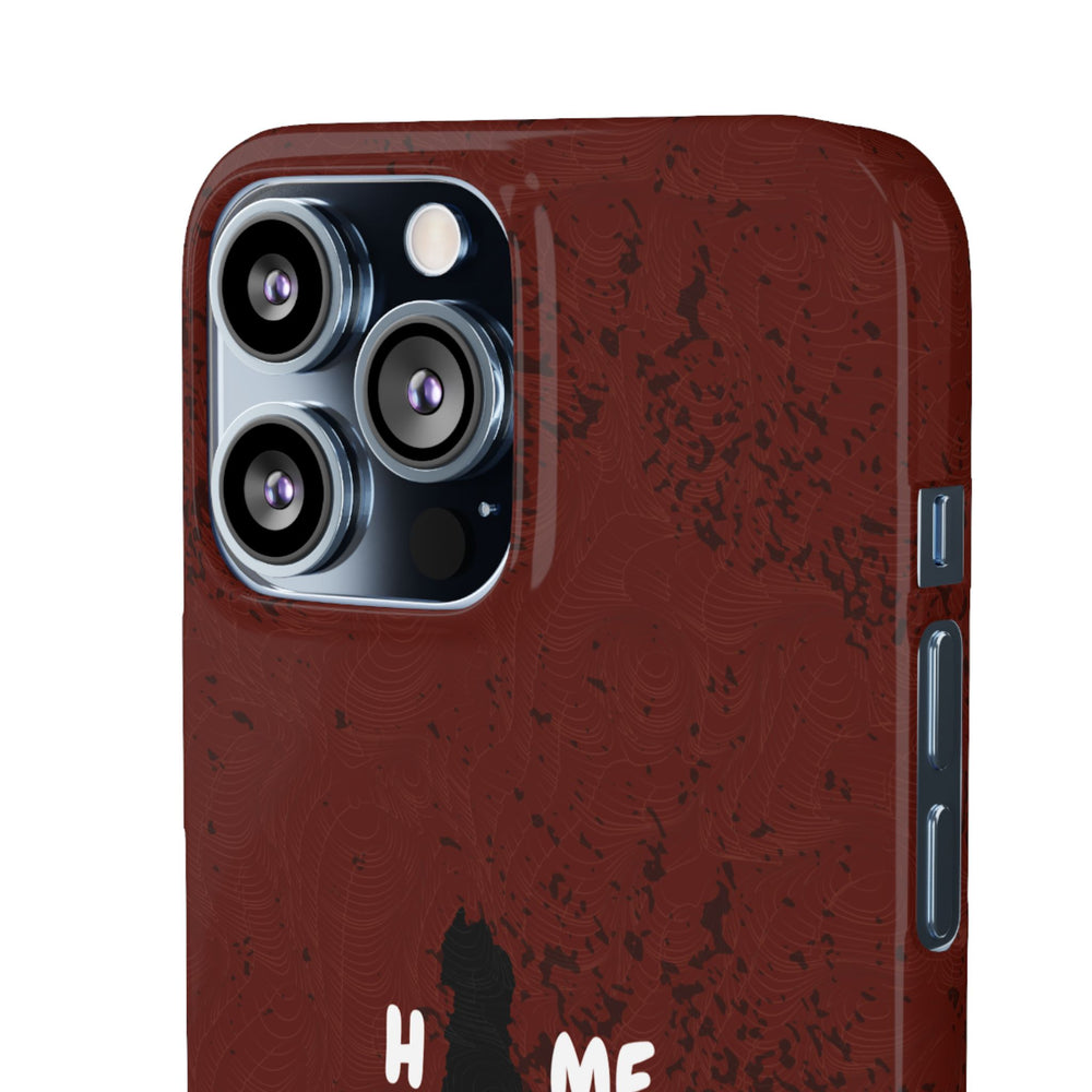 "HOME" Albania Snap Case