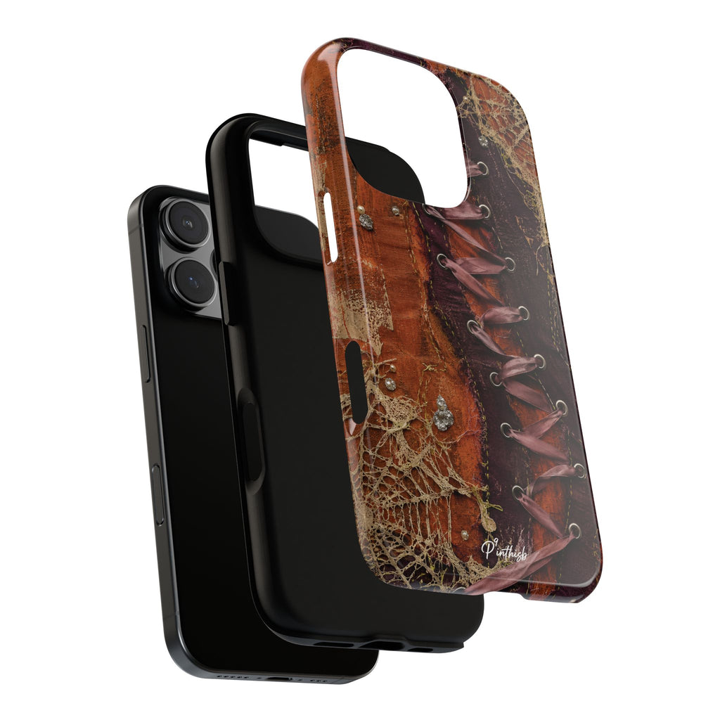 Vintage Leather Lace Tough Case