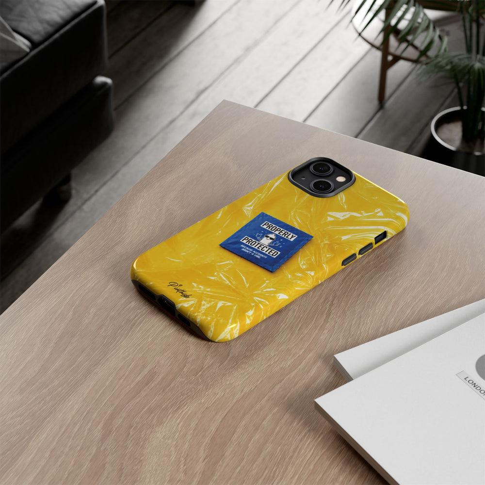 "Properly Protected" Graphic Phone Case
