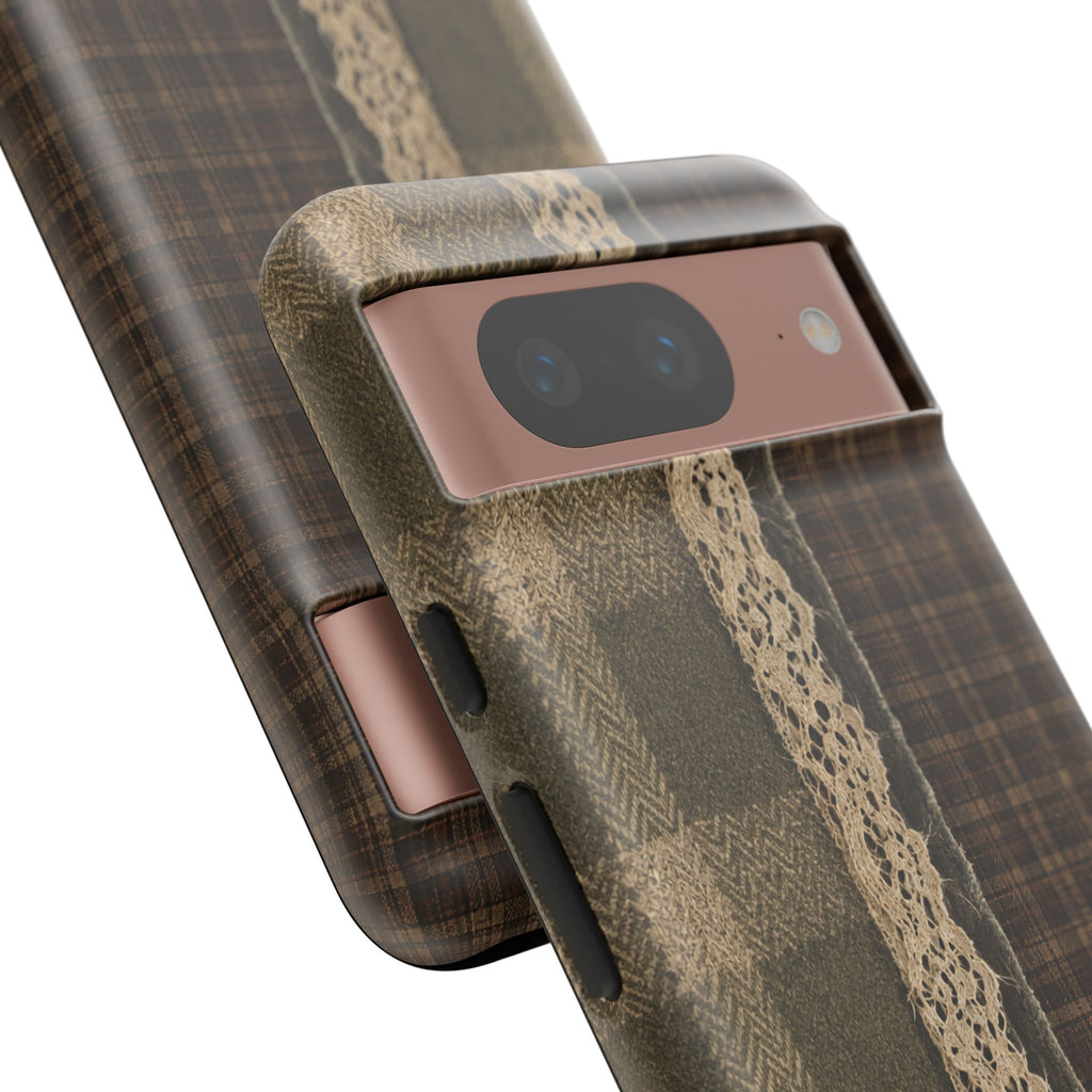 Plaid Lace Tough Phone Case