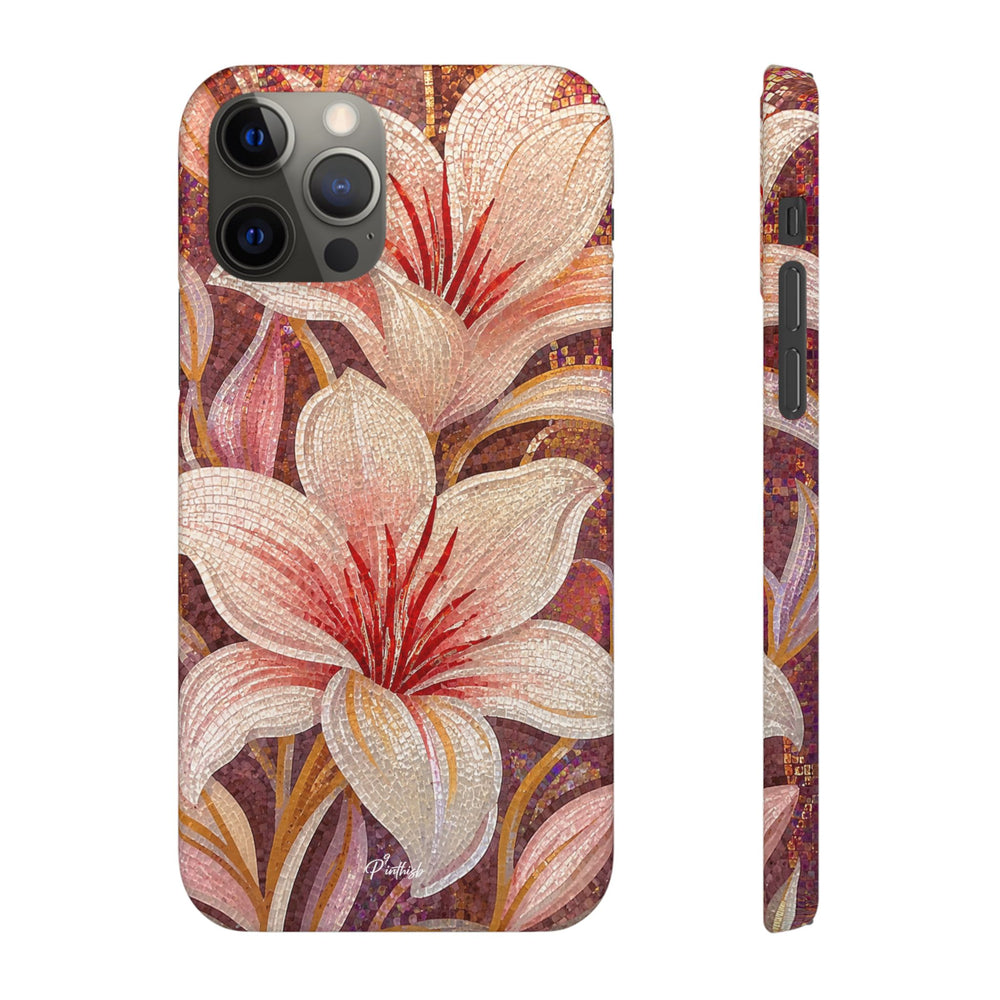 Floral Lily Snap Case