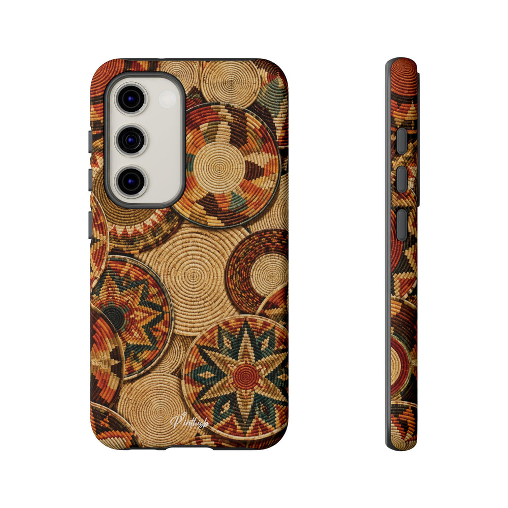 Bohemian Woven Basket Pattern Tough Case