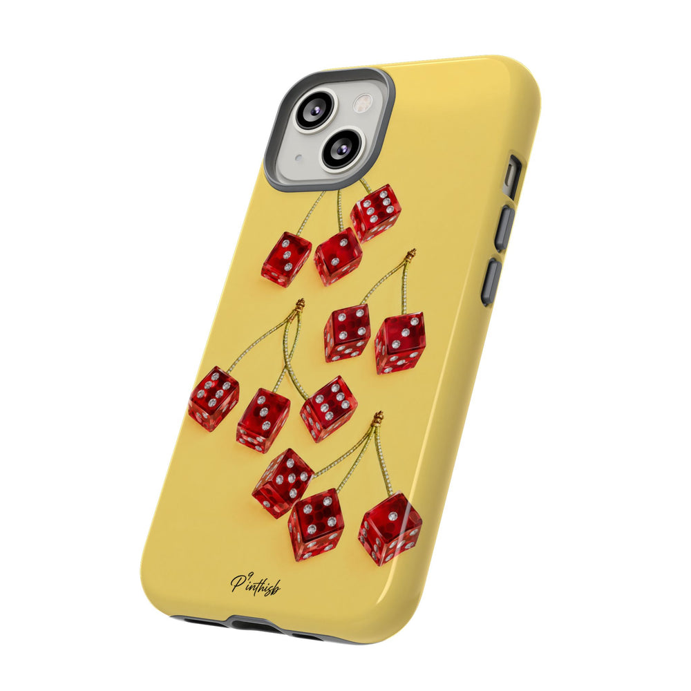 Cherry Dice Tough Phone Case