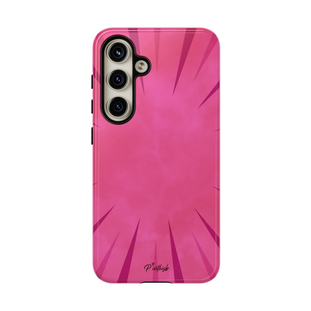 Pink Burst Tough Phone Case