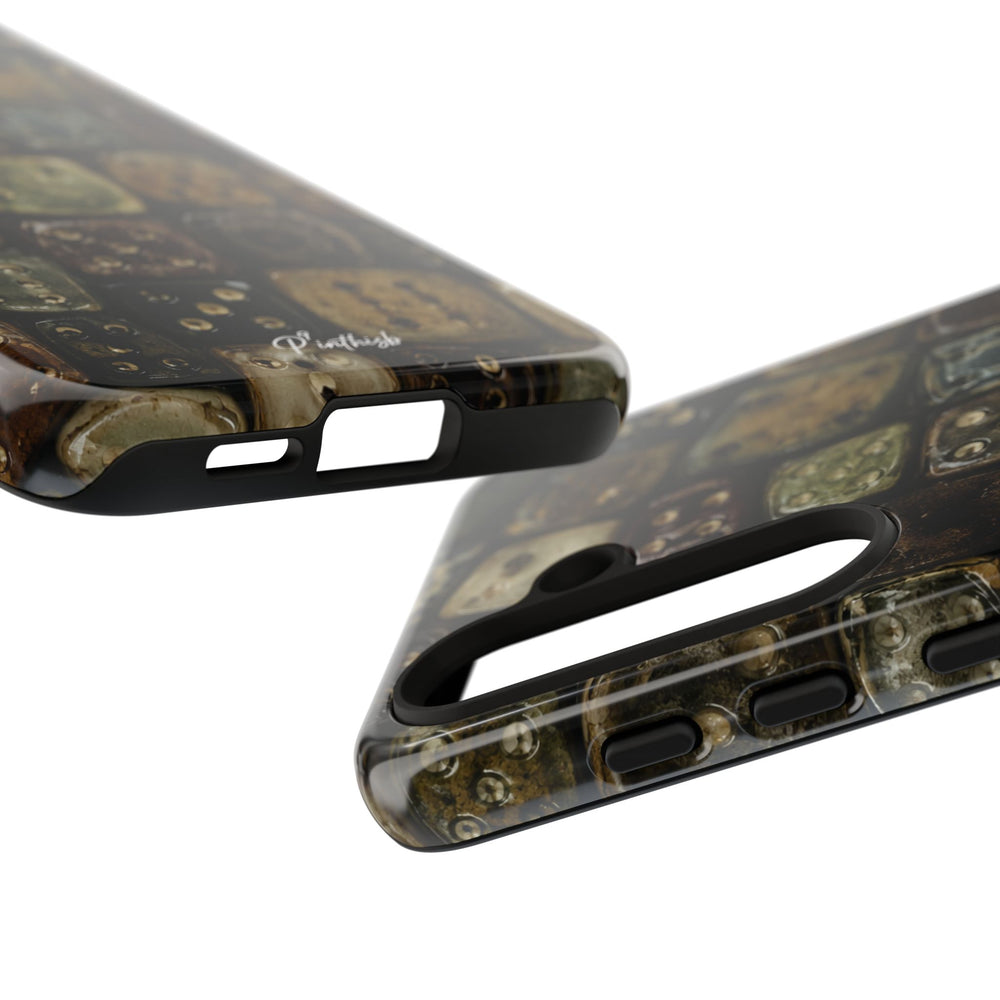 Vintage Dice Tile Phone Case