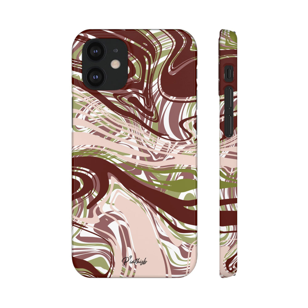 Abstract Marbled Snap Phone Case