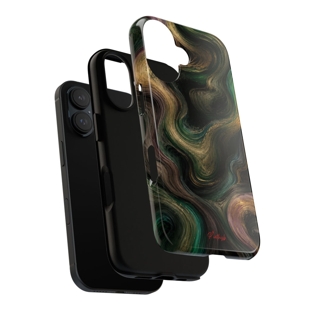 Marbled Forest Tough Phone Case