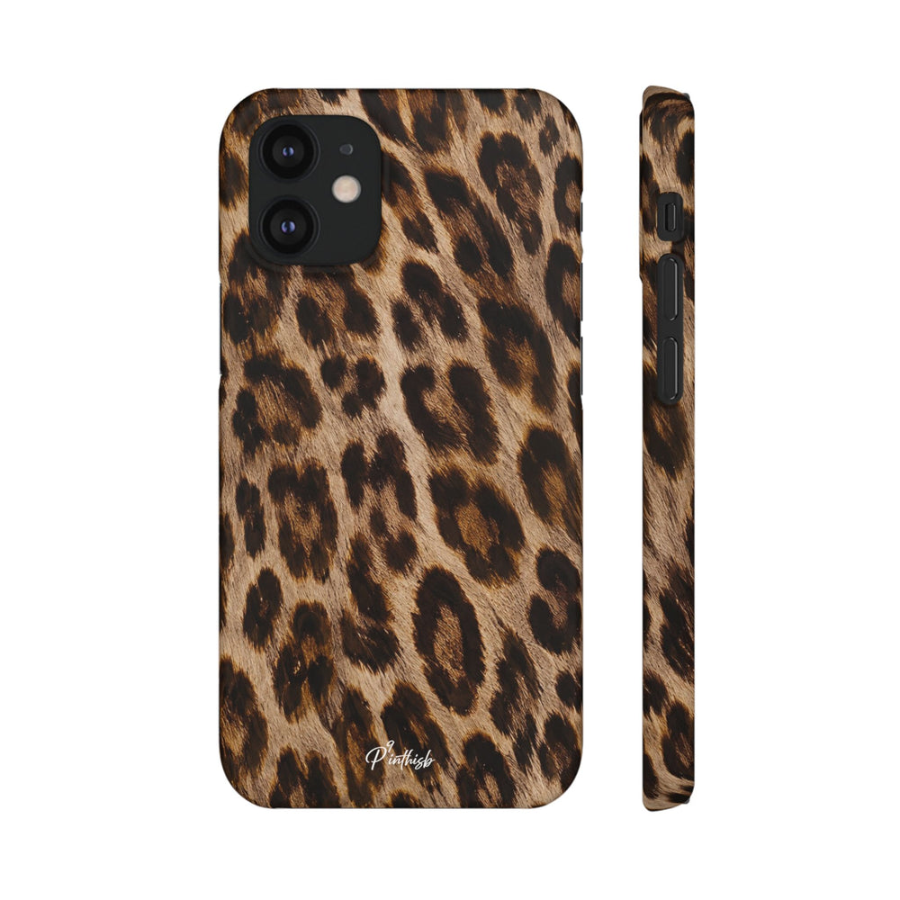 Leopard Print Snap Phone Case