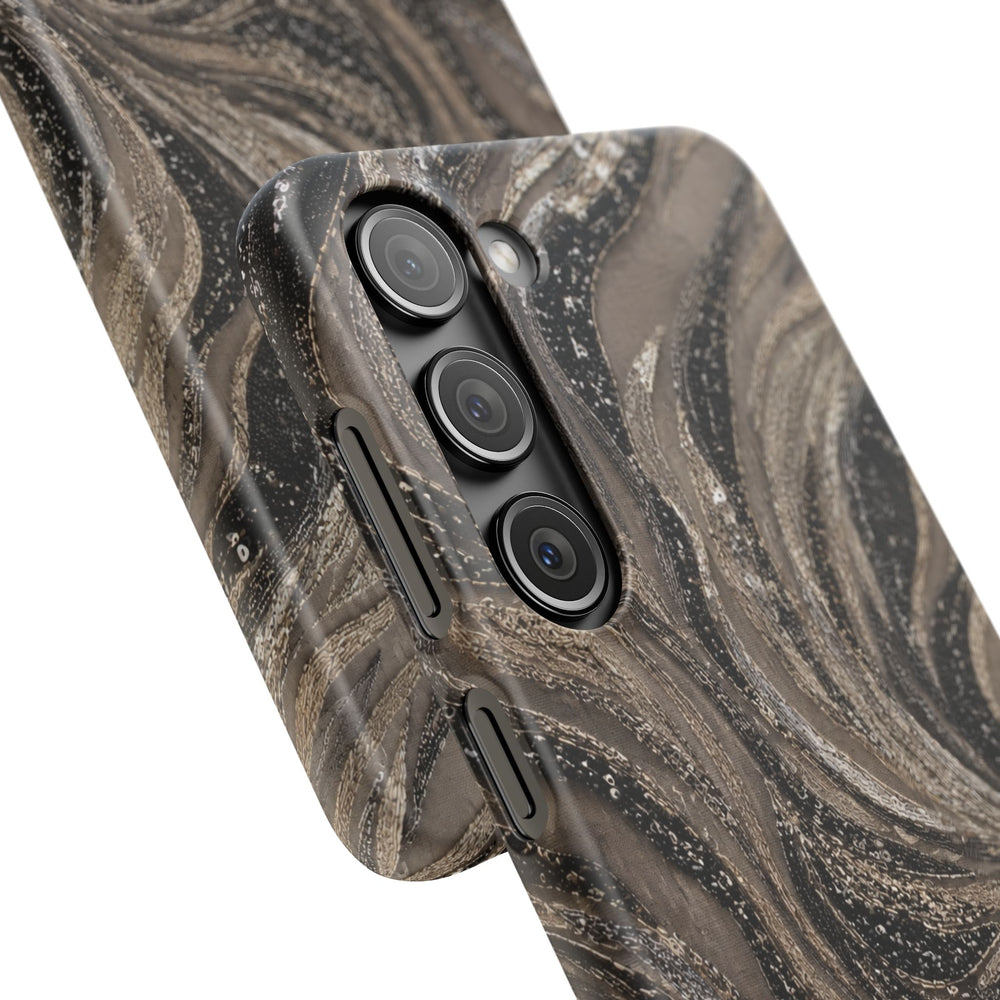 Neutral Swirl Protective Snap Case