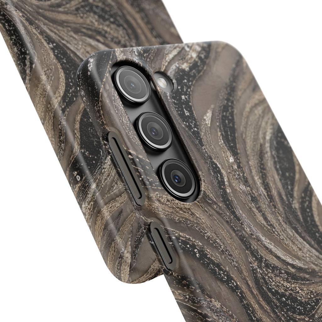 Neutral Swirl Protective Snap Case