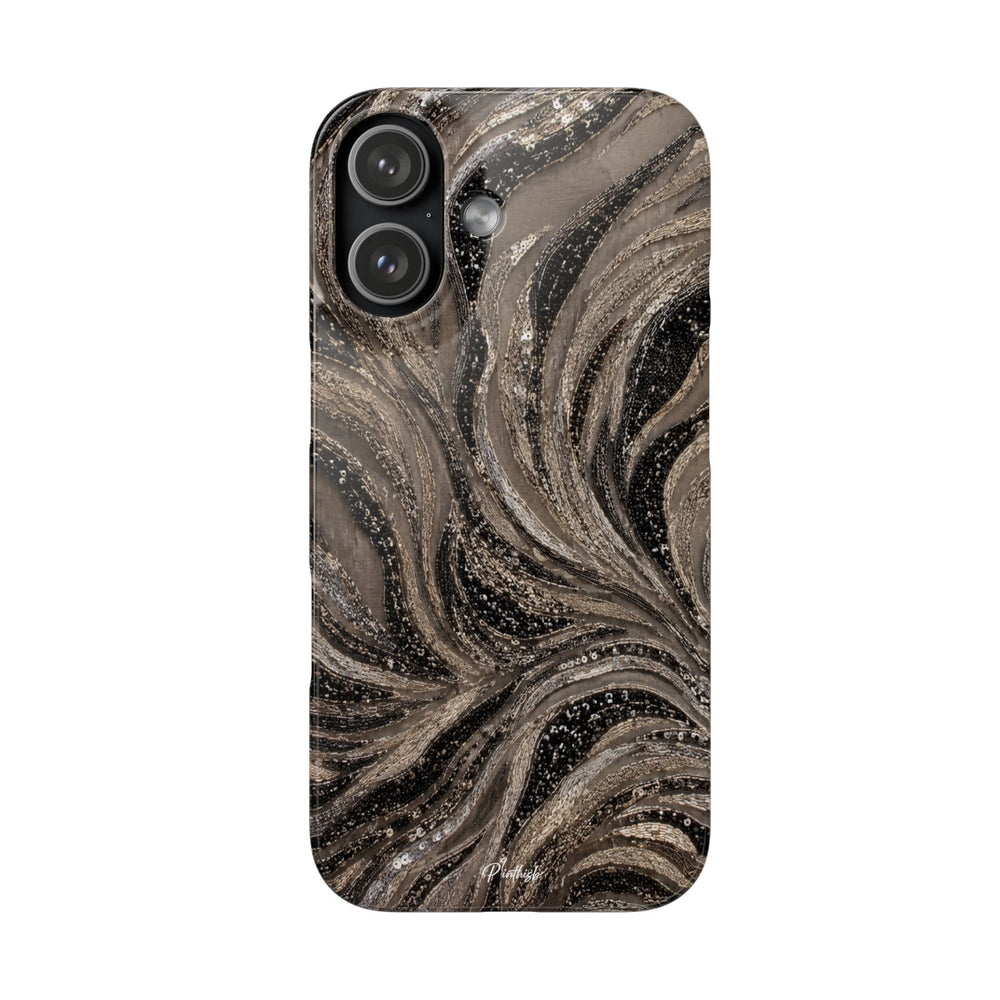Neutral Swirl Protective Snap Case