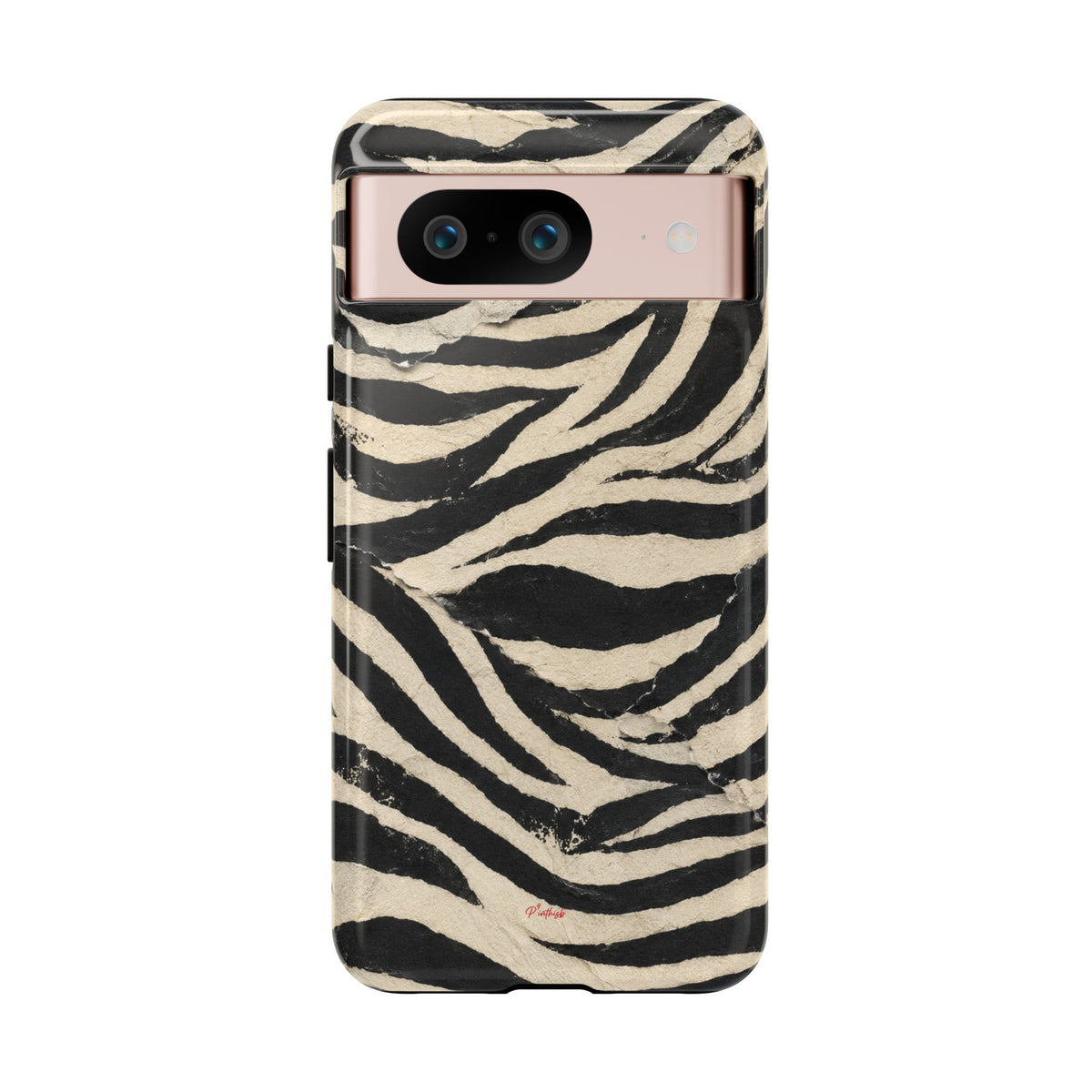 Wavy Peach & Mauve Tough Case