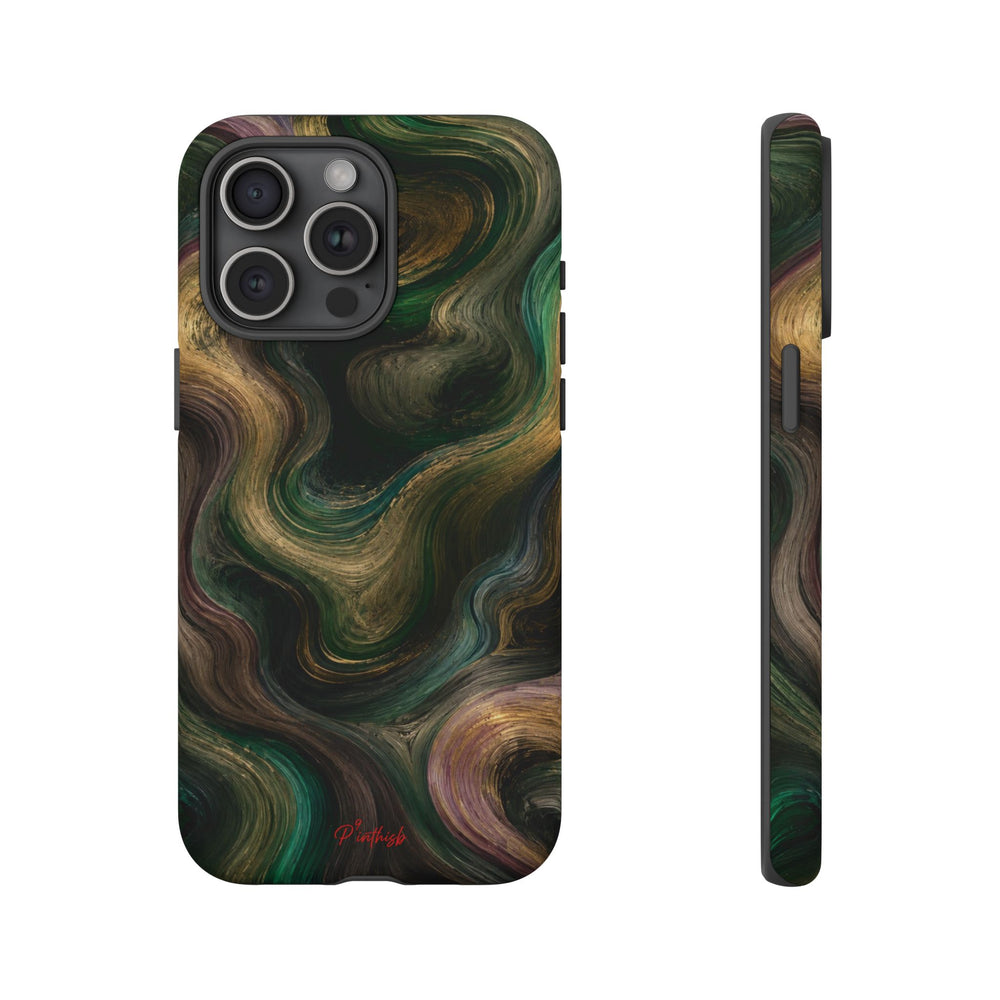 Marbled Forest Tough Phone Case