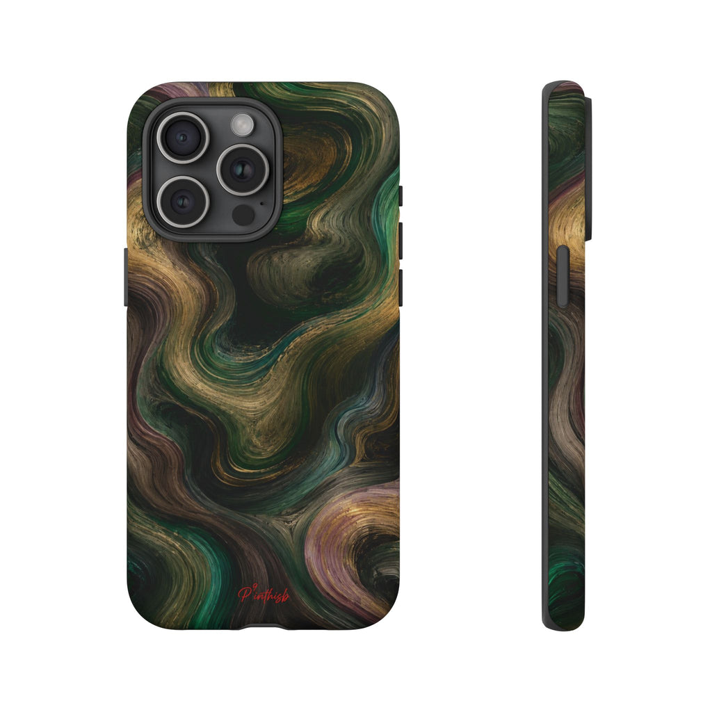 Marbled Forest Tough Phone Case