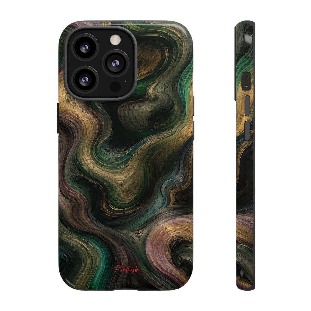 Marbled Forest Tough Phone Case
