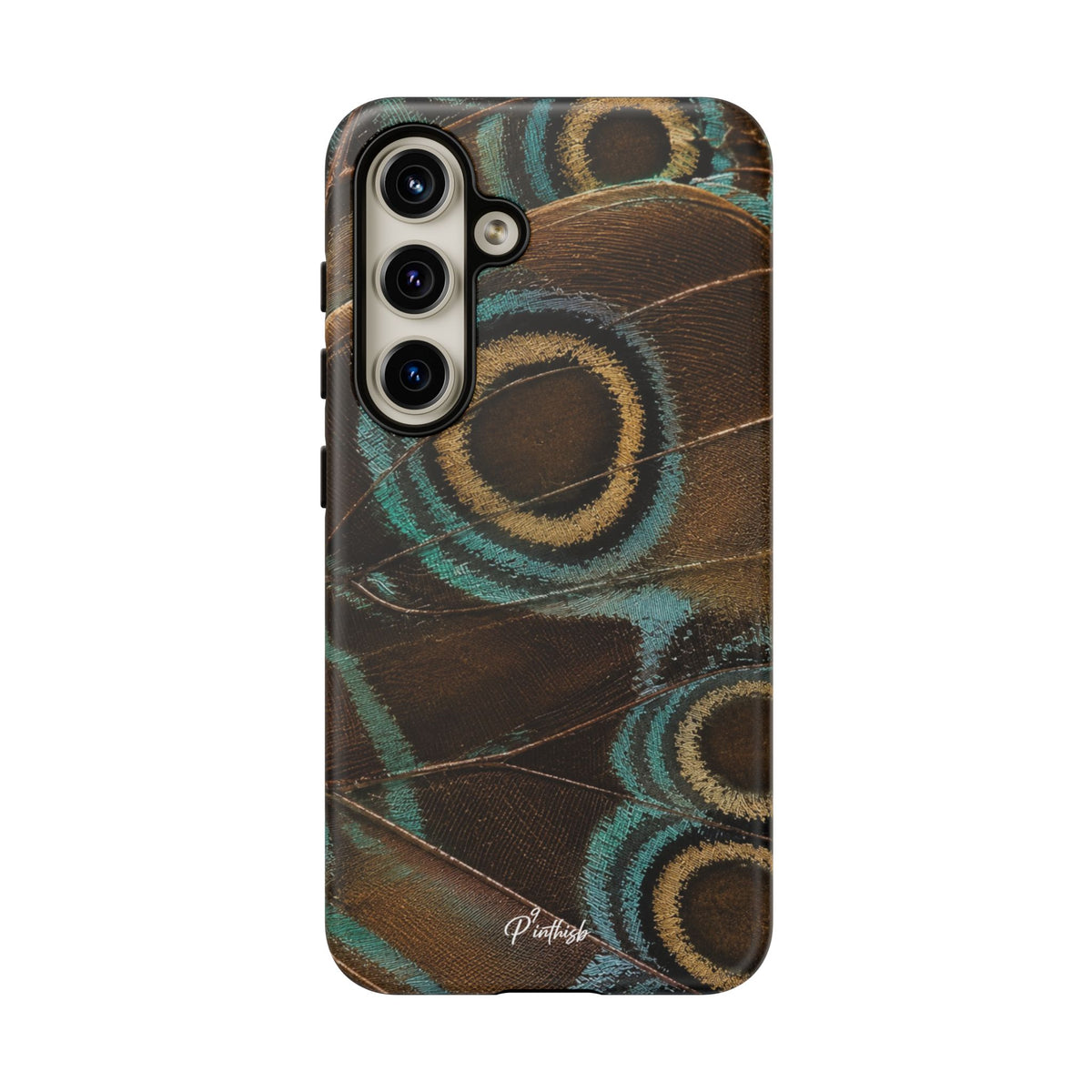 Peacock Feather Pattern Tough Case