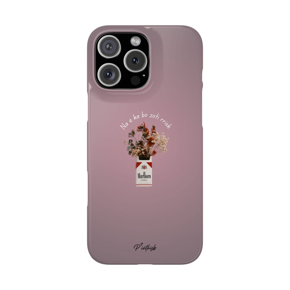 "Na e ka bo zoti rrisk." Snap Phone Case