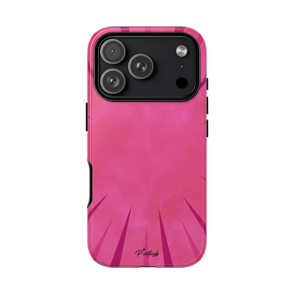 Pink Burst Tough Phone Case