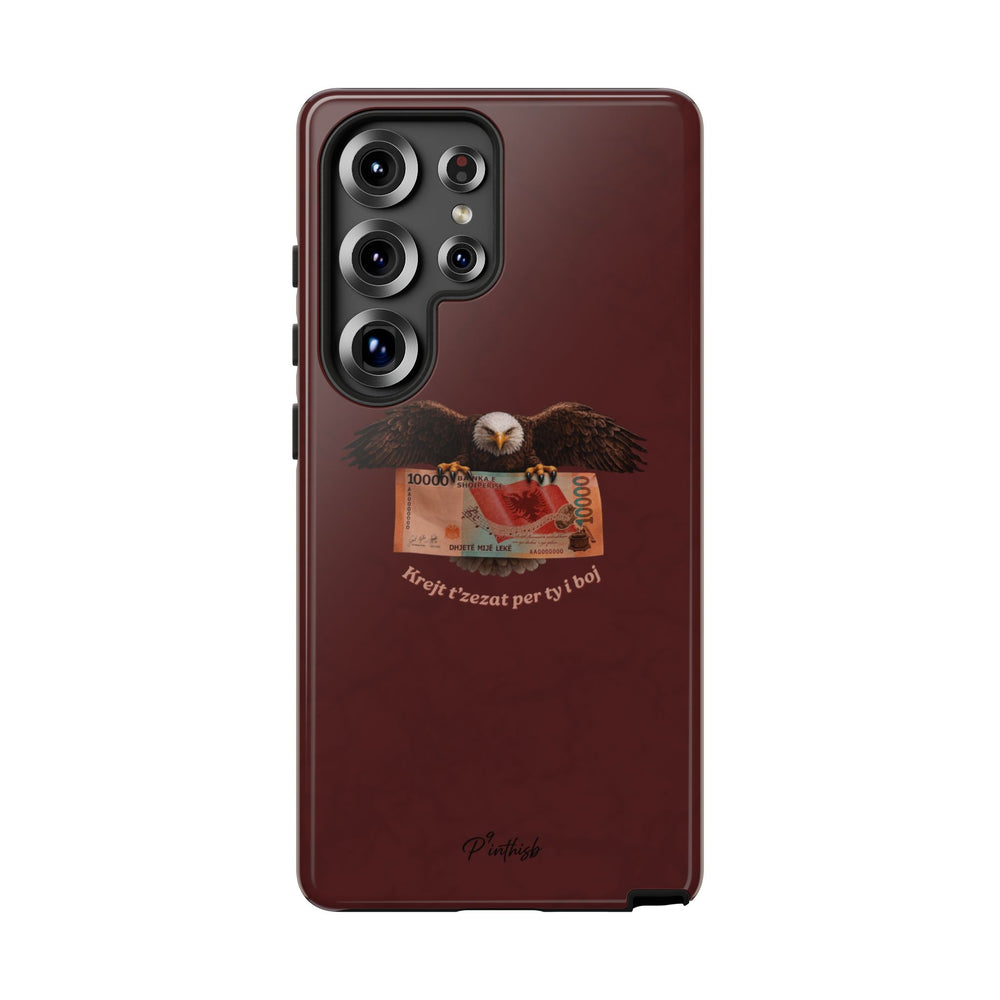 "Krejt t'zezat për ty i boj" Albanian Tough Phone Case