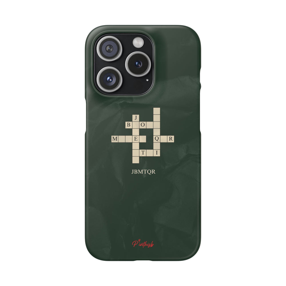 "JBMTQR crossword" Snap Phone Case