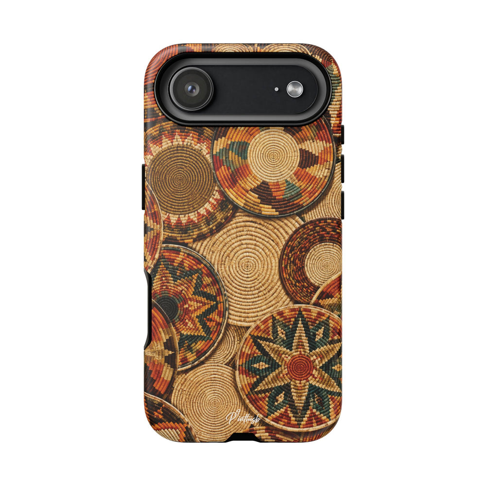 Bohemian Woven Basket Pattern Tough Case