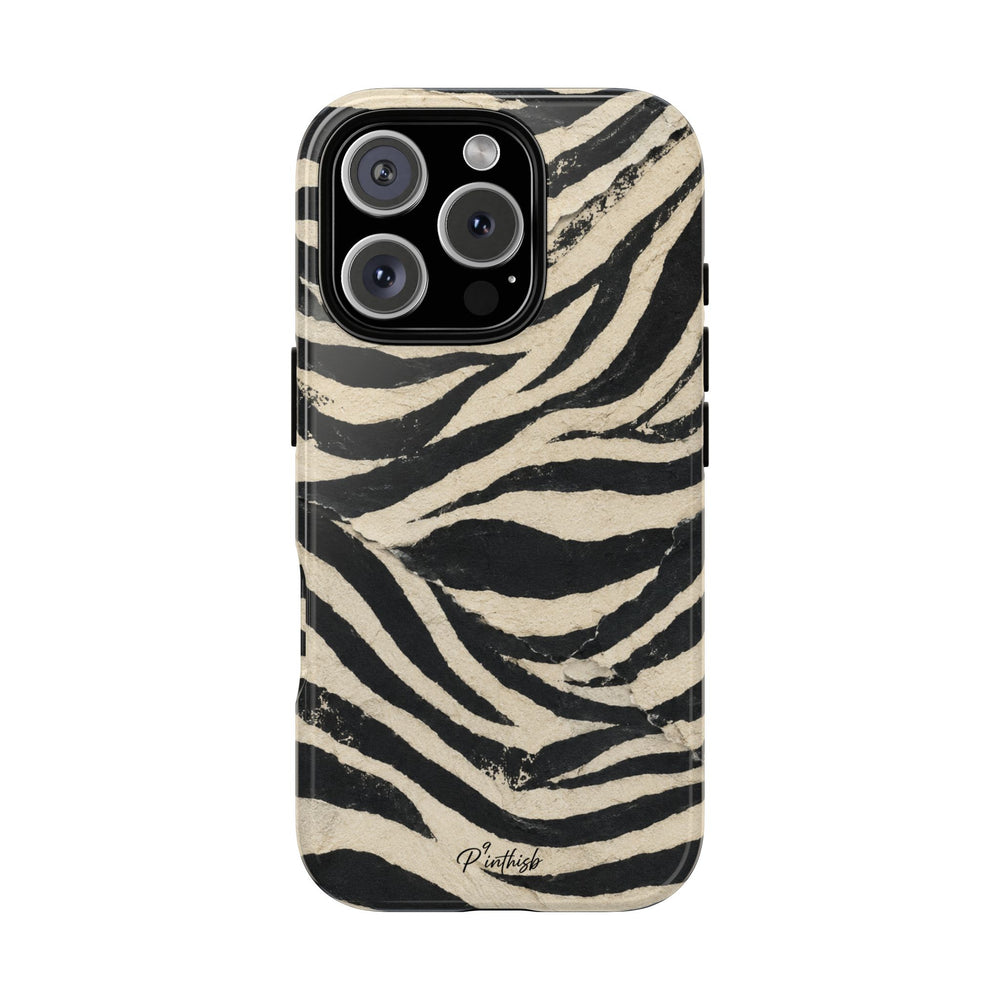 Zebra Stripe Tough Phone Case