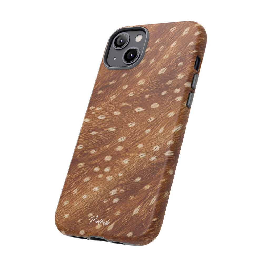 Caramel Deer Pattern Tough Case