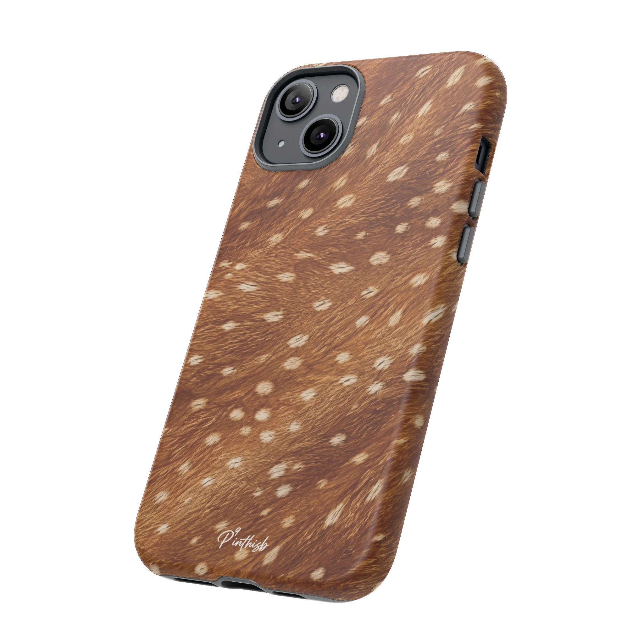 Caramel Deer Pattern Tough Case