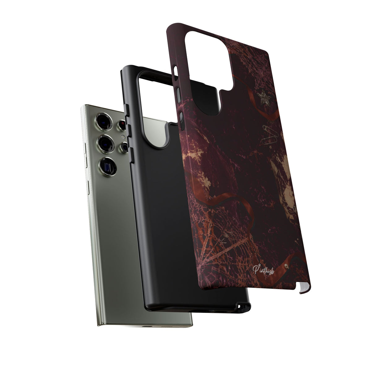 Dark Maroon Vintage Tough Case