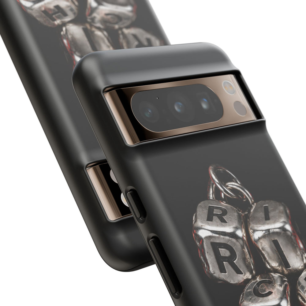 Metallic Dice 'RISK' Phone Case