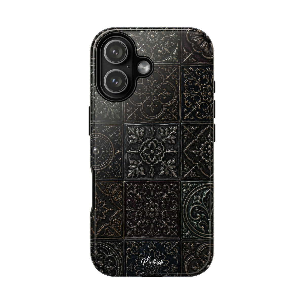 Mosaic Pattern Tough Phone Case