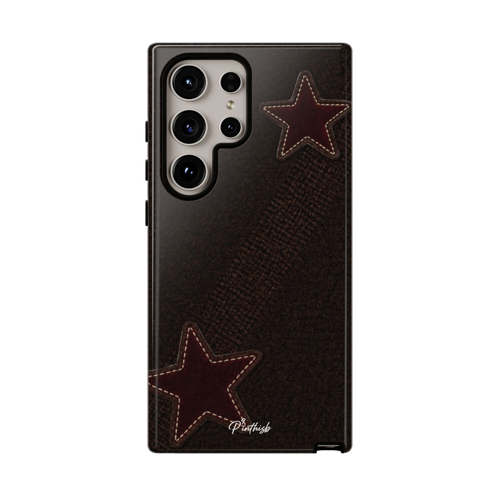 Rustic Stitched Star Phone Case