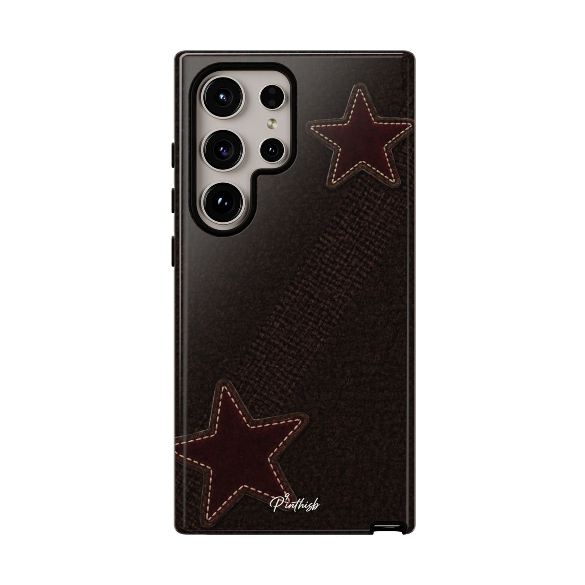 Rustic Stitched Star Phone Case
