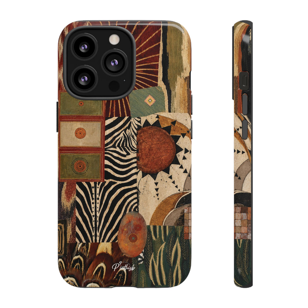 Abstract Boho Collage Tough Case