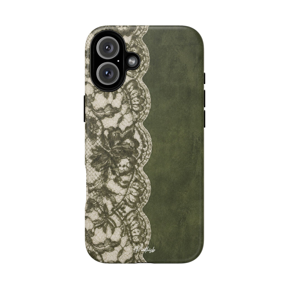 Olive Lace Tough Case