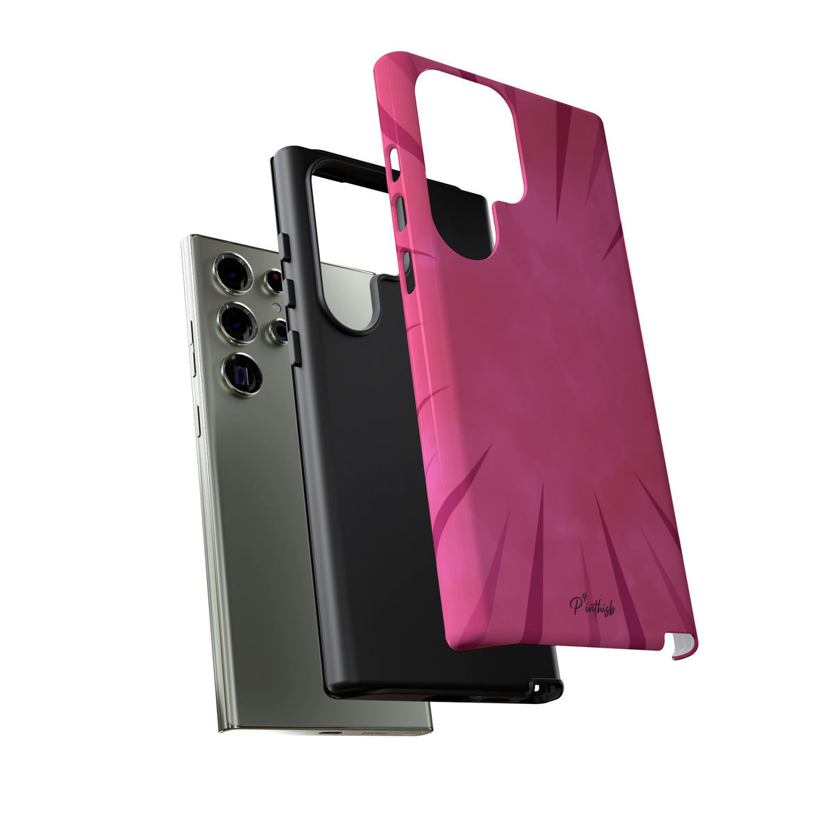 Pink Burst Tough Phone Case