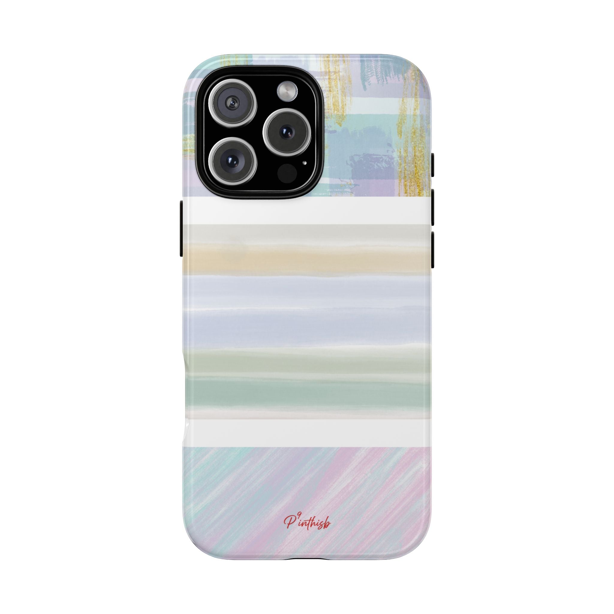 Pastel Stripe Tough Phone Case