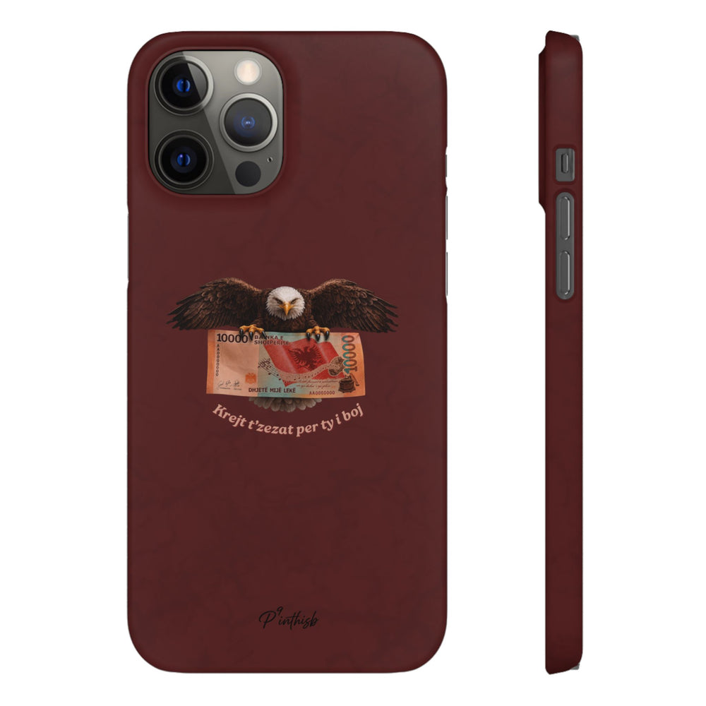 "Krejt t'zezat per ty i boj" Snap Case
