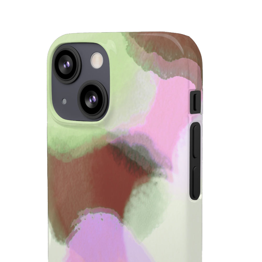 Abstract Pastel Camouflage Snap Phone Case