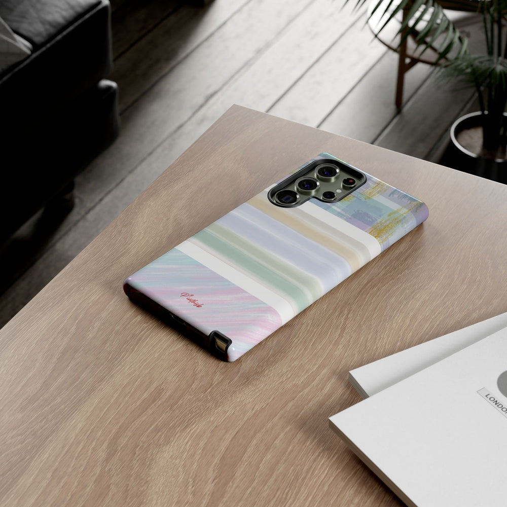 Pastel Stripe Tough Phone Case
