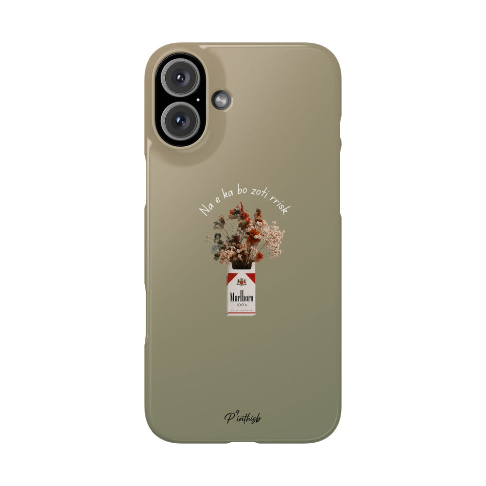 "Na e ka bo zoti rrisk." Snap Phone Case