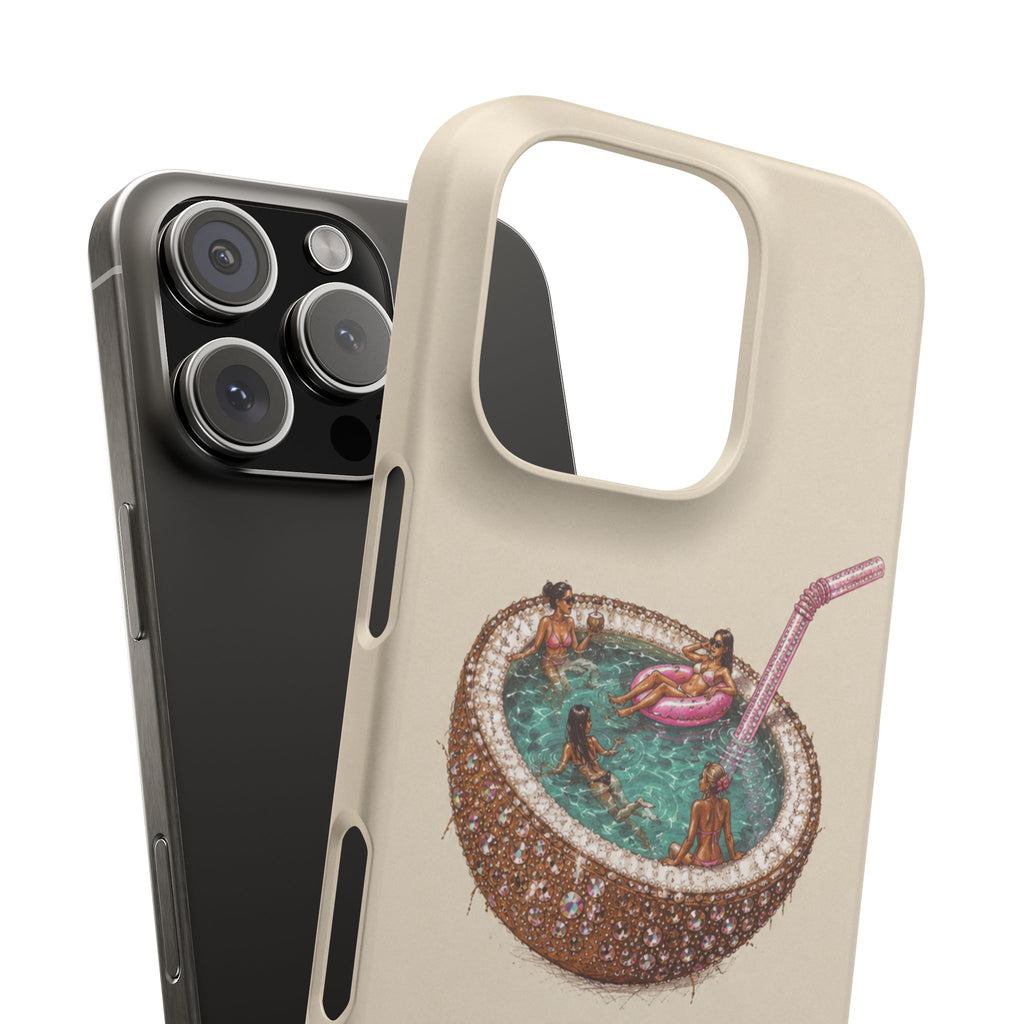 Coconut Pool Snap Phone Case