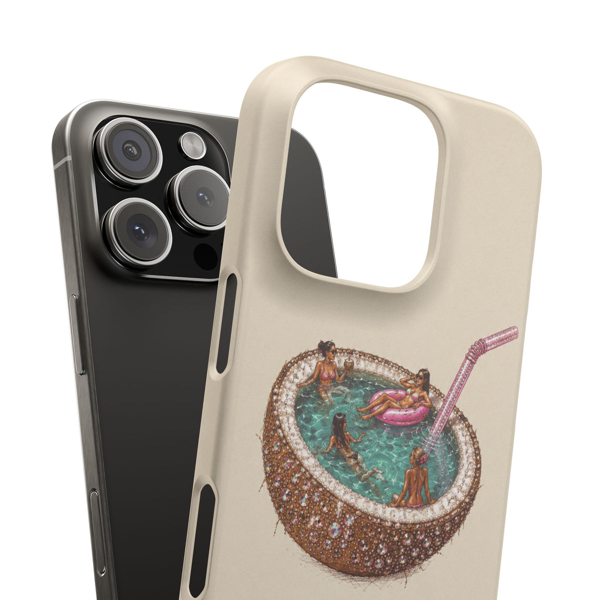Coconut Pool Snap Phone Case
