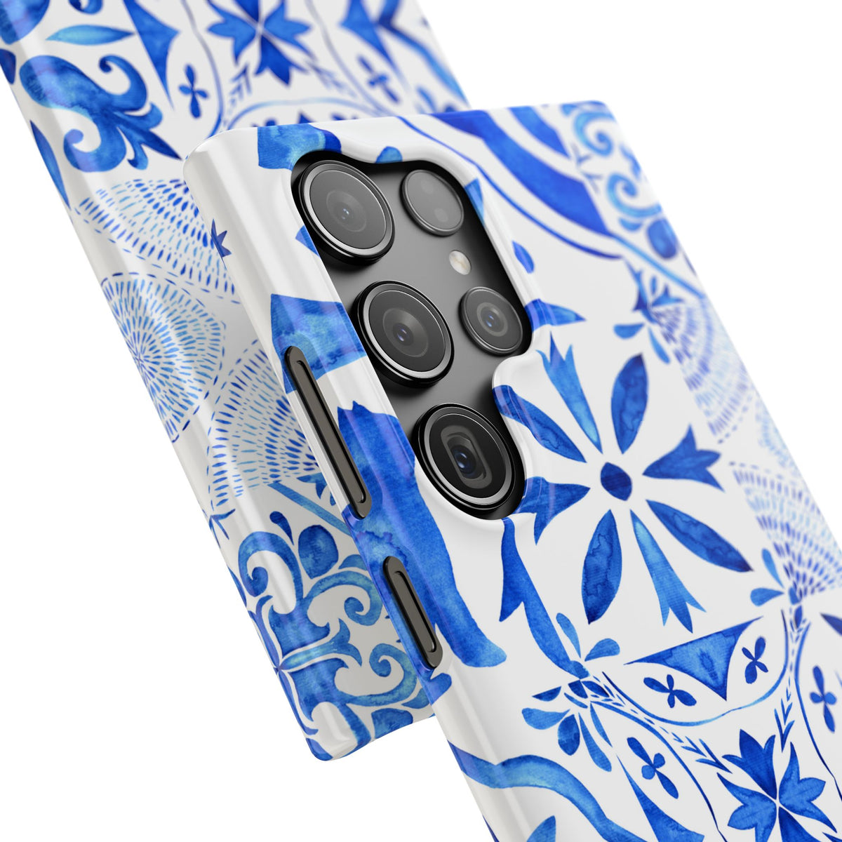 Blue Tile Pattern Snap Phone Case