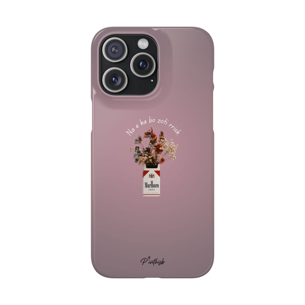 "Na e ka bo zoti rrisk." Snap Phone Case