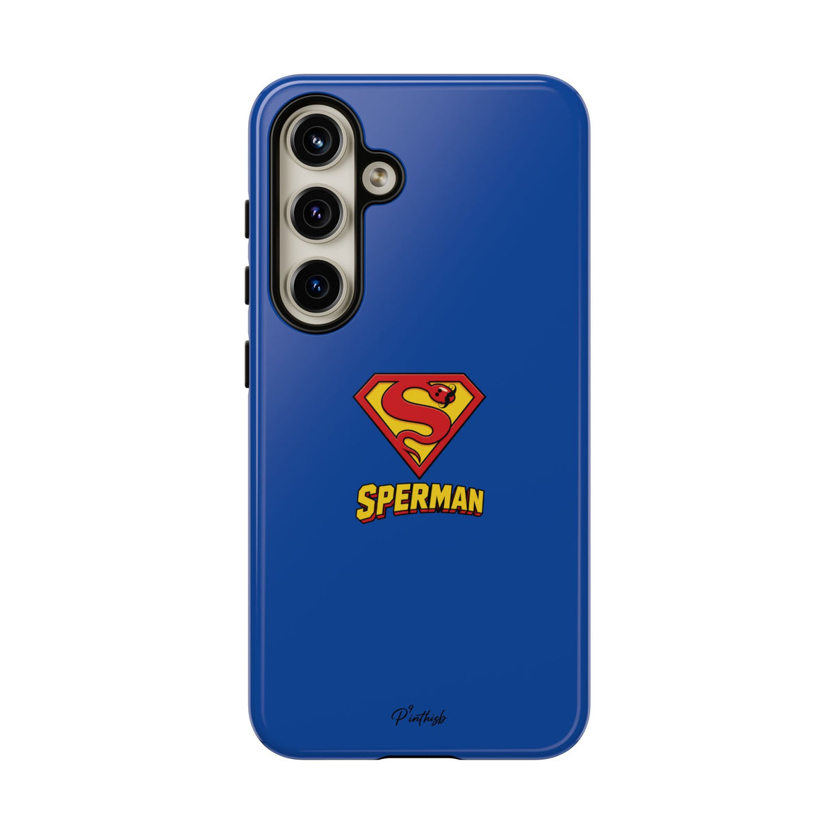 "SPERMAN" Parody Logo Tough Phone Case